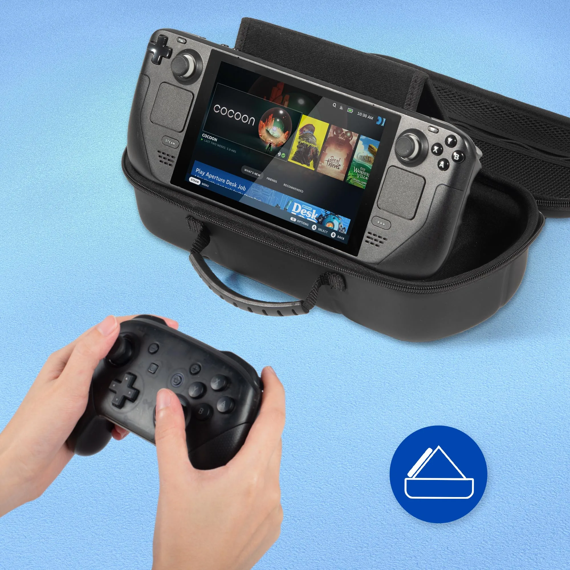 STARTRC GAMES Storage Bag per Switch/ROG AIIy/PlayStation Portal/Steam Deck/Steam Deck OLED/Logitech G Cloud/MSI Claw