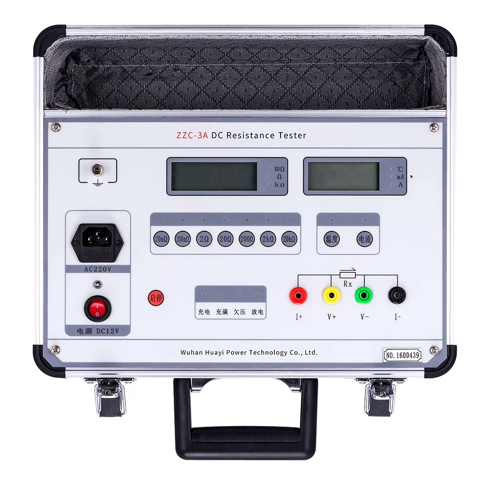 

Transformer DC Winding Resistance Ohmmeter Tester