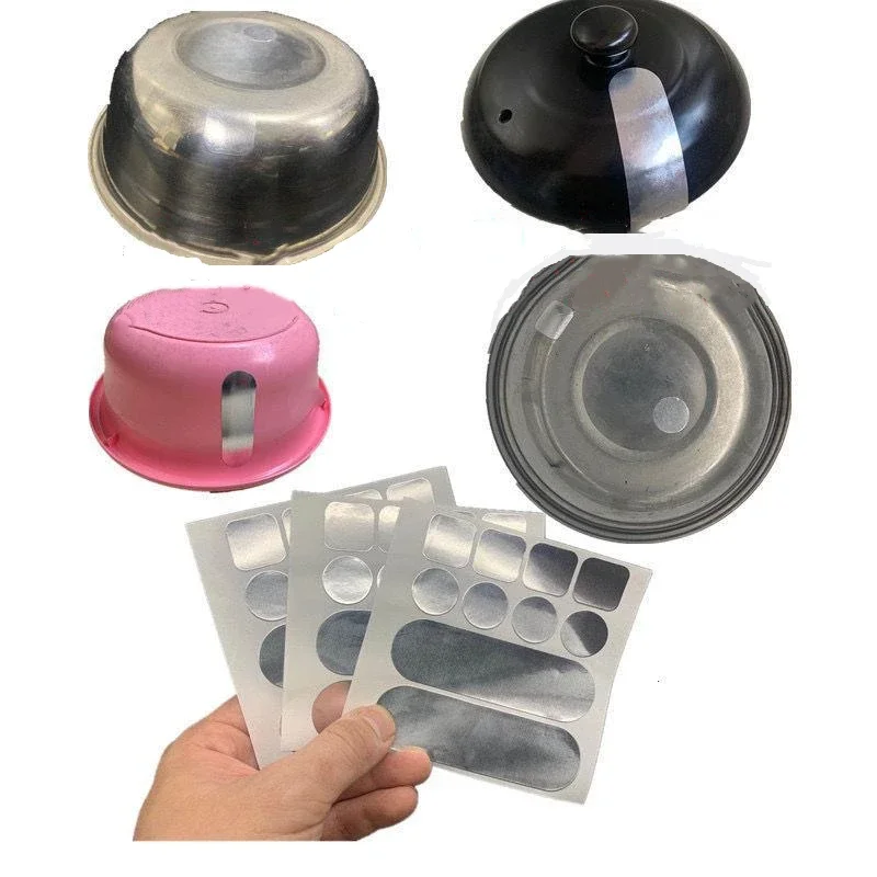 50pcs Aluminum Tape, Ultimate Solution for Pot & Stainless Steel Hole Patching, Heat & Fire Resistant, Waterproof