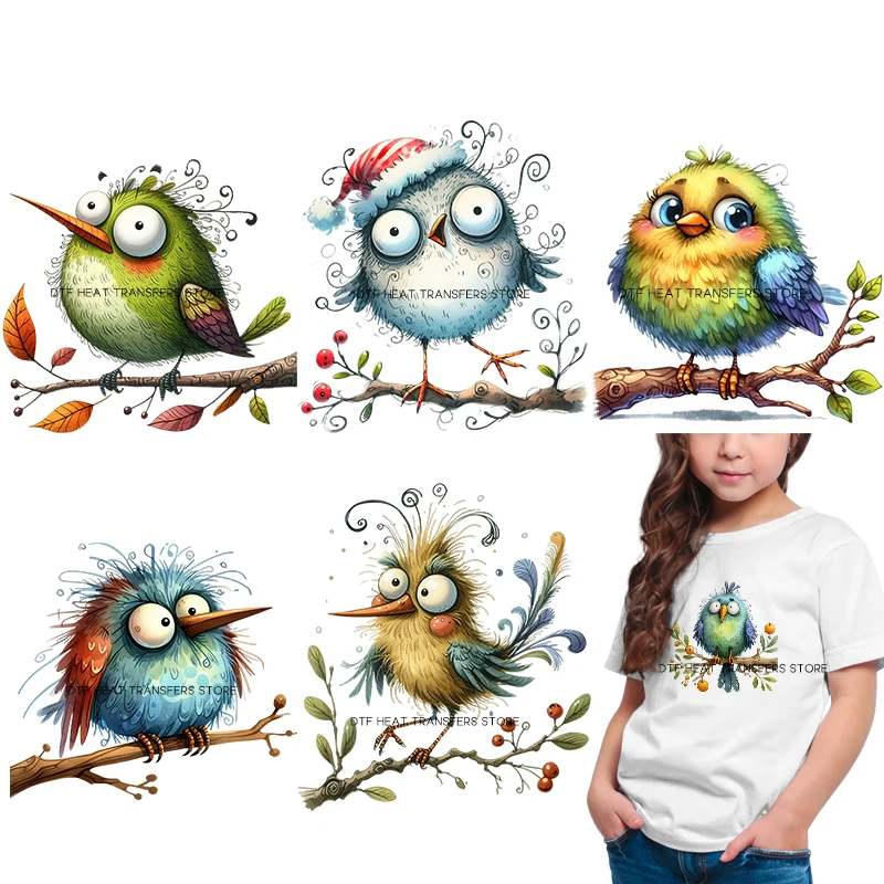 Cartoon Fun Bird T-…