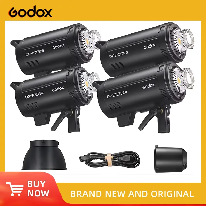 Godox DP400IIIV DP600IIIV DP800IIIV DP1000IIIV Professional Studio Flash Strobe Photography Monolight With Standard Reflector