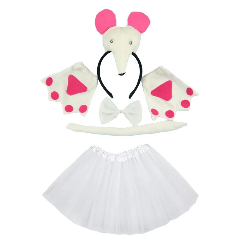 Bambino adulto ratto animale regalo di compleanno puntelli per feste fascia per capelli copricapo costume di Halloween cosplay