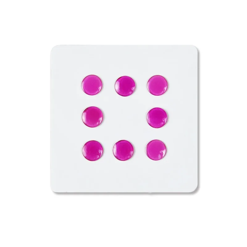 Small Dot  Mouse Foot Pads Costom Zircon Corundum Gemstone Red Black Purple Brown DIY Mouse Sticker Keyboard Accessory Universal
