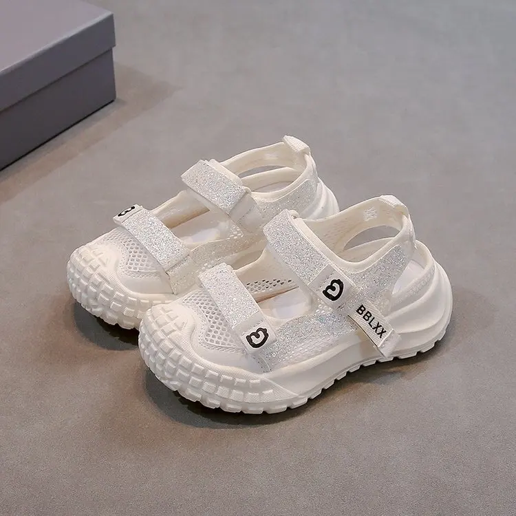 

Children's sports sandals for girls 2026 new summer mesh breathable shoes for girls' casual summer thin style girls' shoes