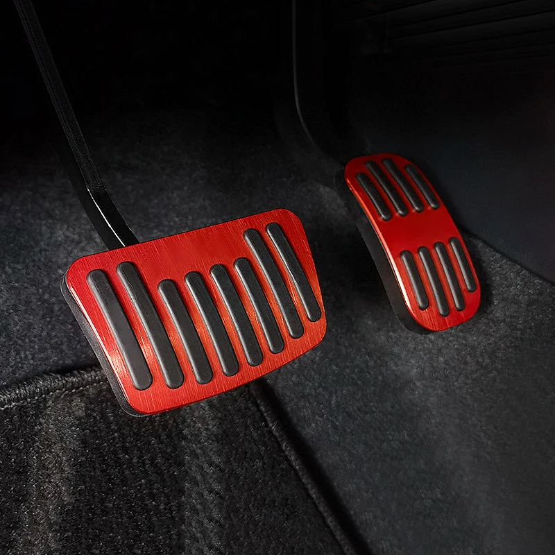 For Toyota Corolla Cross XG10 2021 2022 2023 Hybrid Car Accelerator Pedal Brake Rest Foot Pedal Cover Non-slip Pad Accessories