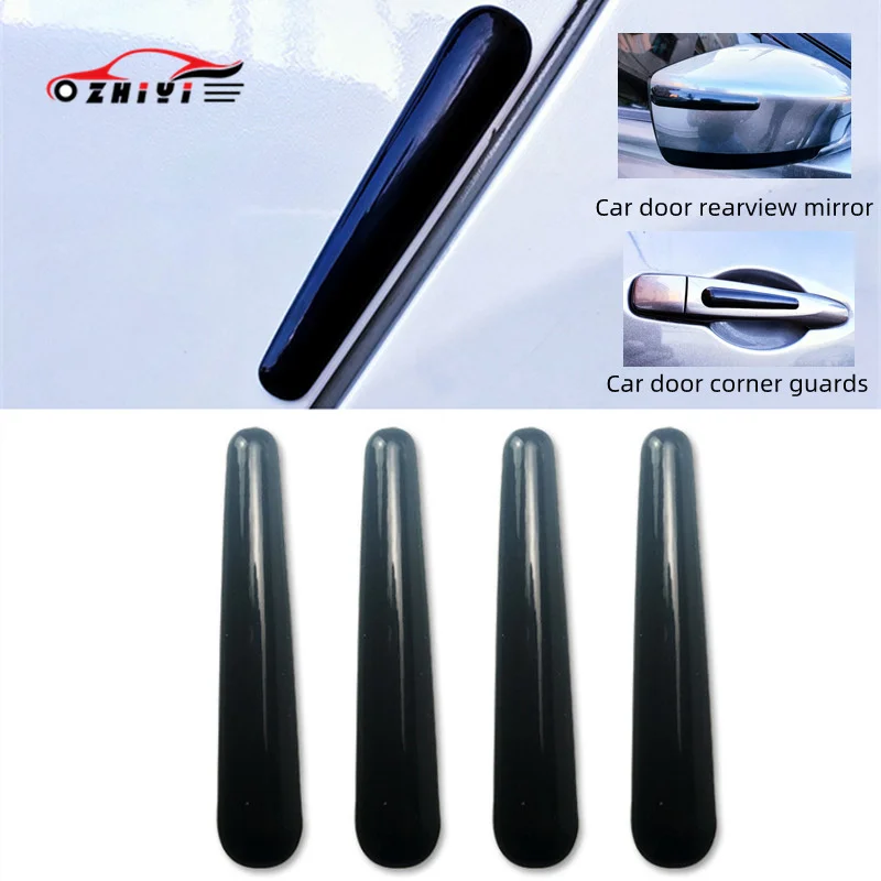 Car Door Protector Stickers Auto Rearview Mirror & Door Edge Guards Crash Barriers Anti-scratch Protection Strips Universal