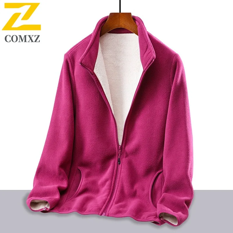 سترة جديدة للخريف للرجال من COMXZ، سترة واقية مريحة للأعمال، لون نقي، خفيفة الوزن، ملابس يومية #4