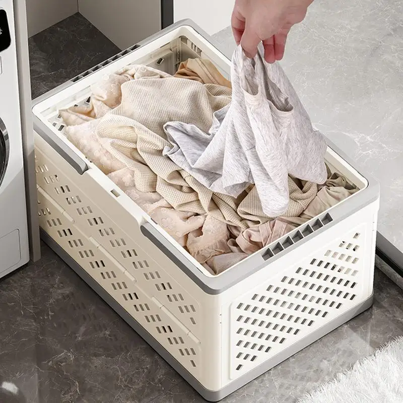 

Folding Laundry Basket Waterproof Washing Bin Laundry Hamper Foldable Tear Proof Laundry Hamper With Handles Waterproof Washing