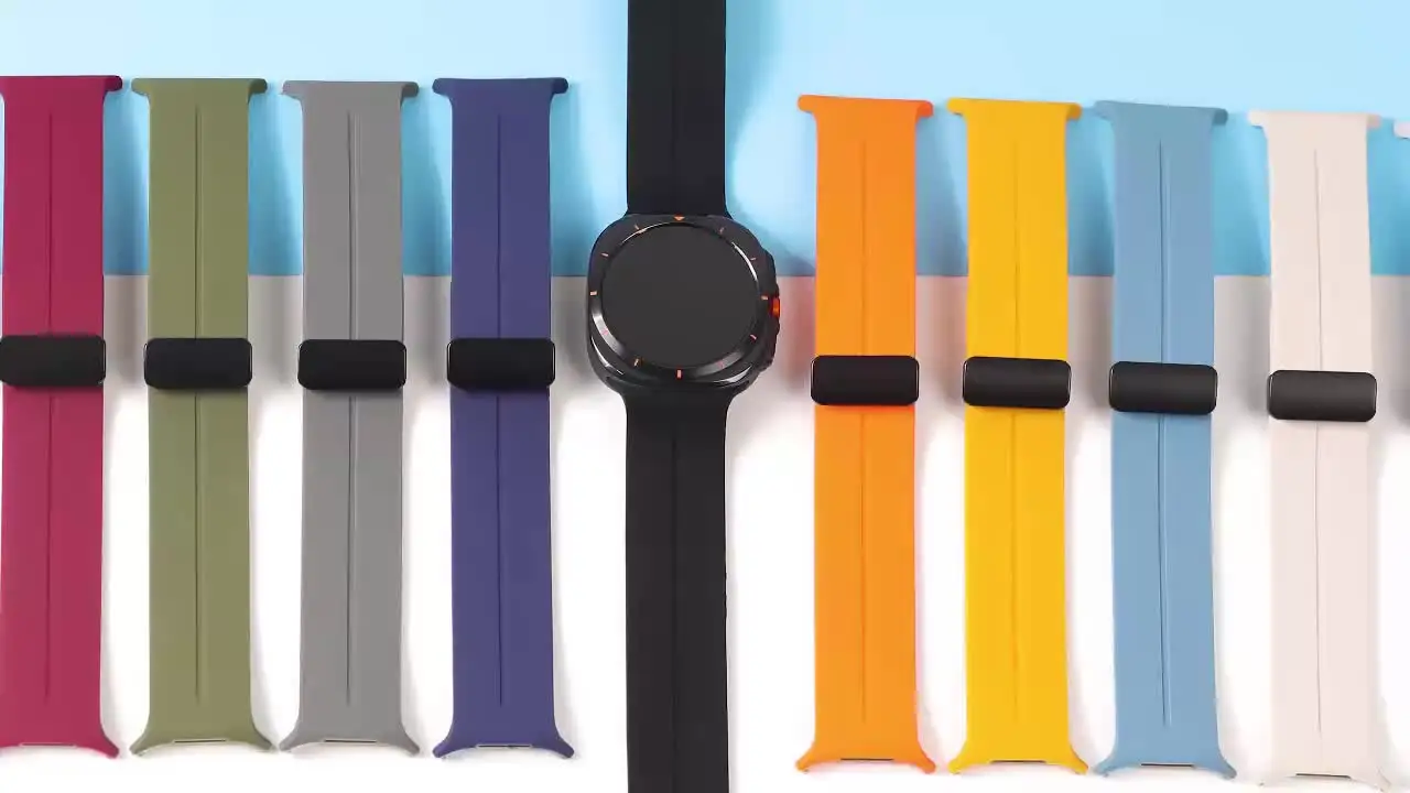 Strap For Samsung Galaxy watch Ultra2 47mm smartwatch Accessories Silicone Magnetic Bracelet correa galaxy watch ultra 2025 Band