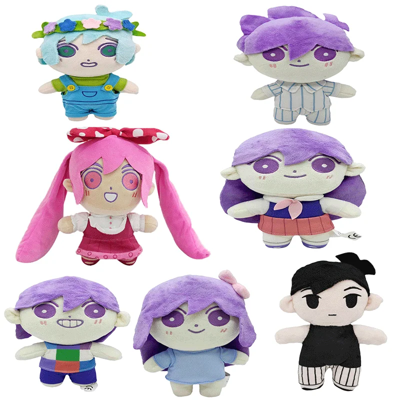 

20cm OMORI Sunny Plush Doll Stuffed Pillow Toy Plushies Figure Cute Gifts Omori Cosplay Props Merch Game OMORI Sunny Plush