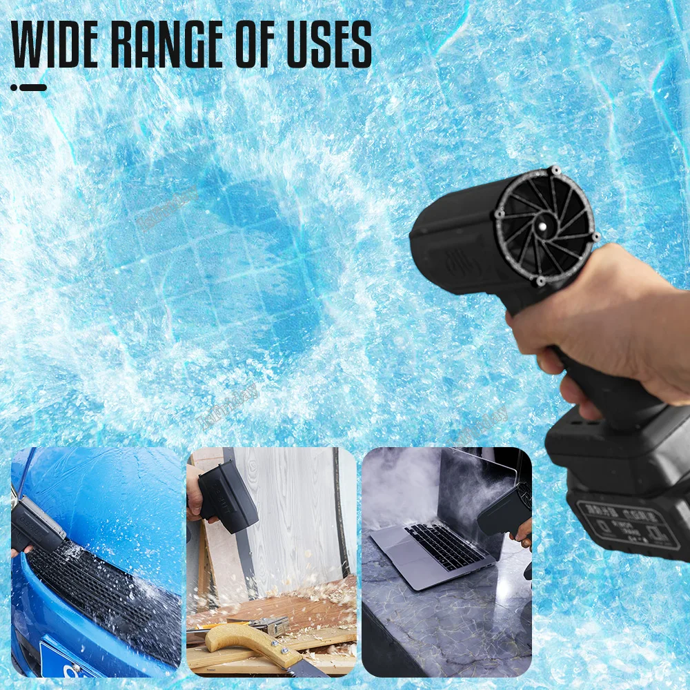 

130000 Rotary Car Wash Air Gun Turbo Jet Fan Electric Powerful Violent Air Blower Handheld Violent Fan Snow Removal Dryer Jetdry