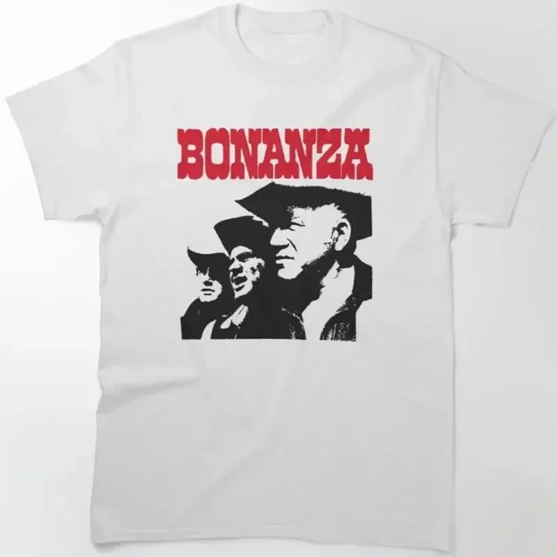 Western TV Series Bonanza Cowboy The Cartwright Lorne Greene Michael Landon T Shirt