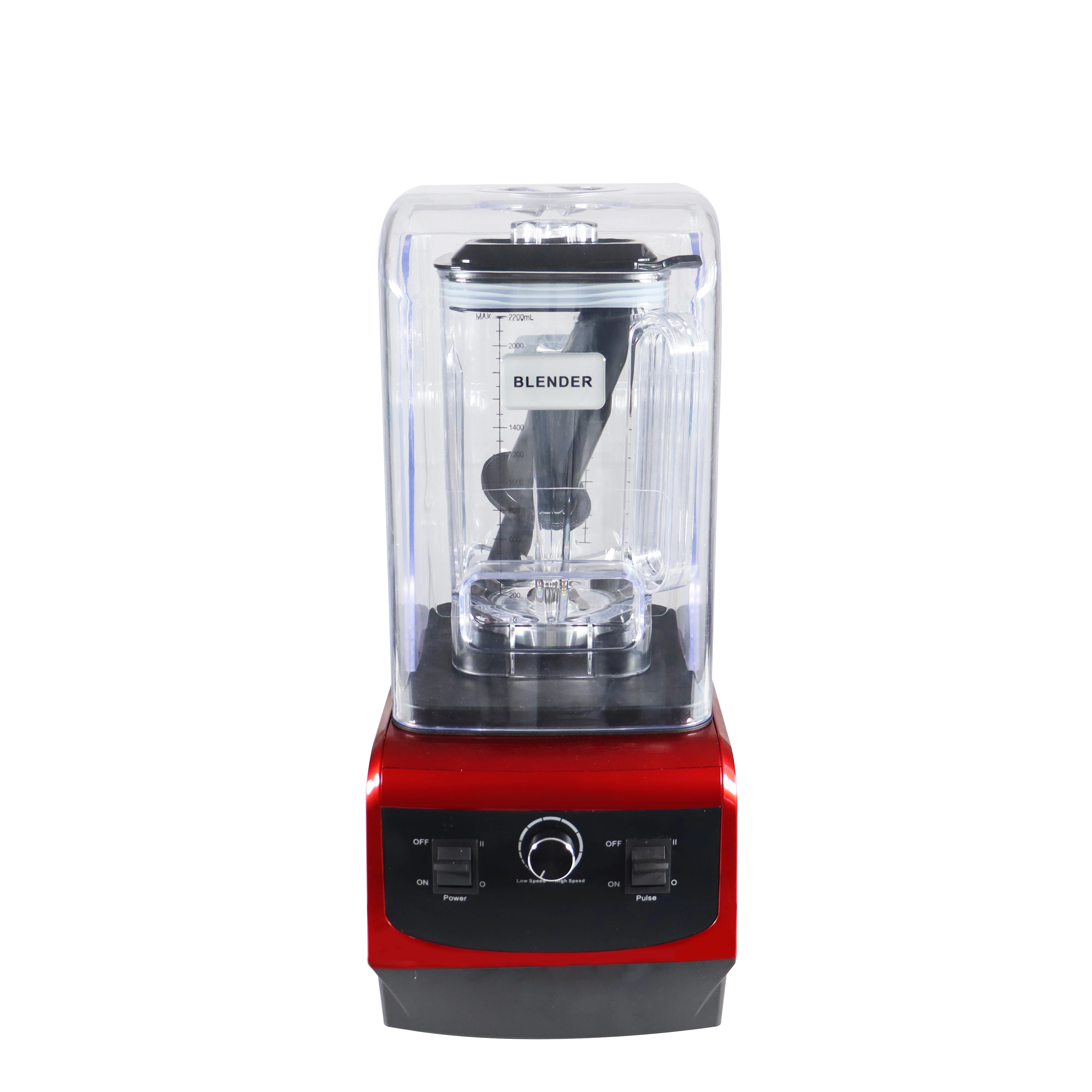 High Speed Commercial Blender Multifunctional Smoothie  With Low-noise Cover For Home & Commercial Use