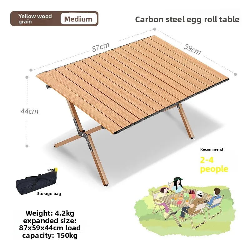 Outdoor Folding Table Camping Table Chairs Portable Complete Set Market Stall Gear Folding Table Camping Outdoor Table Picnic