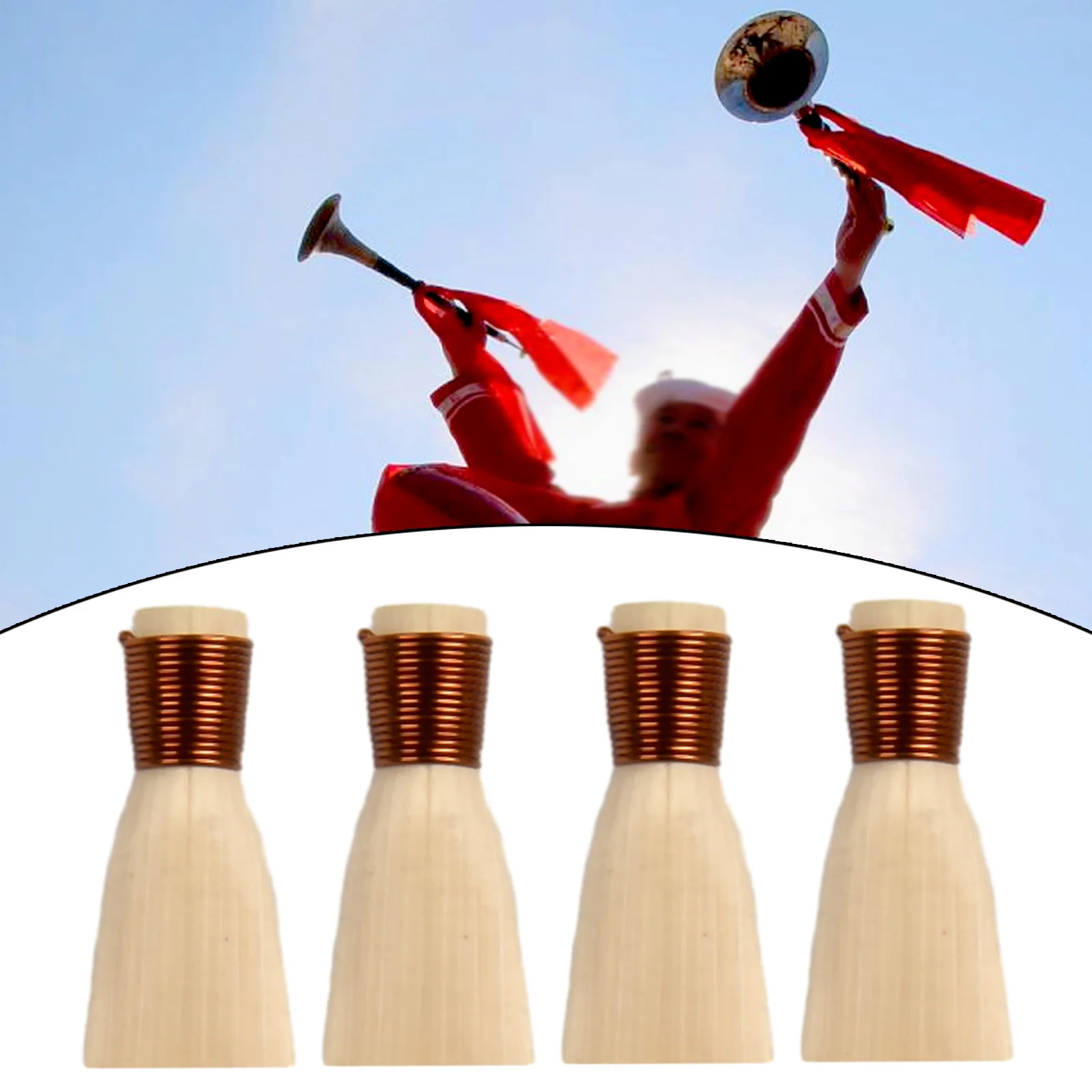 Natural Cane Reed Suona Reeds 4pcs Set for Chinese Suona Instrument Mouthpiece Custom Fit Preparation Required for Optimal Play