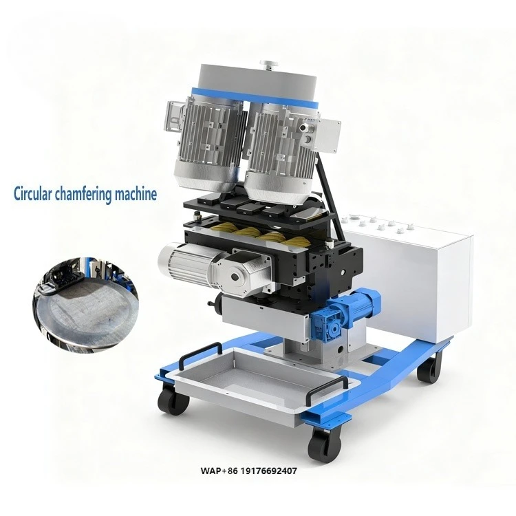 Fully Automatic Walking Flat Steel Plate Beveling Machine, Circular Plate Multifunctional Milling Machine