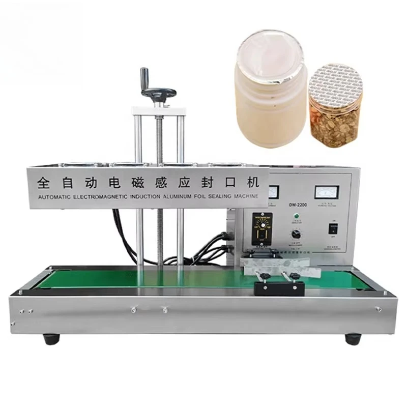 Best Selling Aluminum Foil Lid Stainless Steel Tabletop Glass Plastic Bottle Portable Electromagnetic Induction Sealing Machine