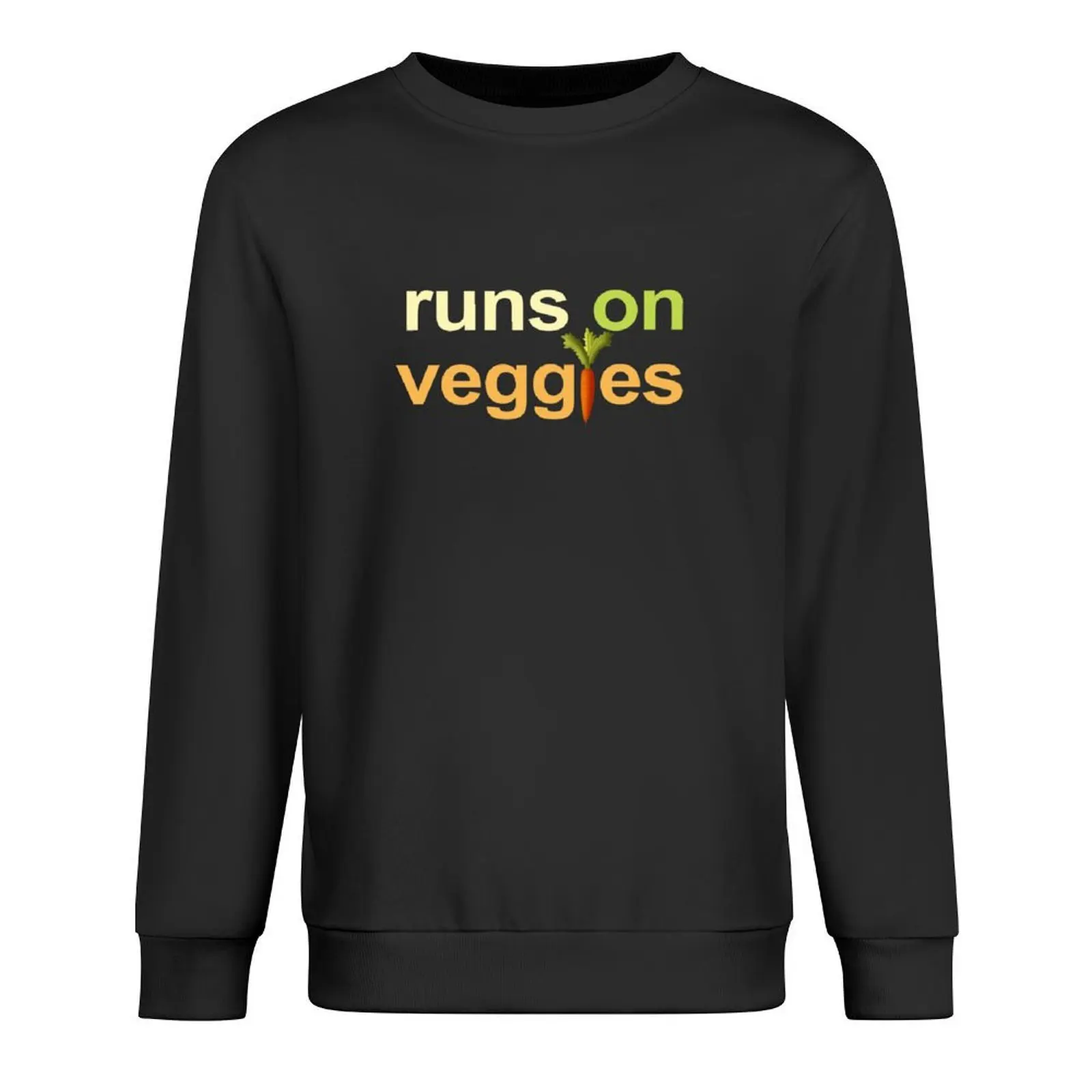 

Runs on veggies Pullover male clothes fashion men clothes for men men's clothing sweatshirt male