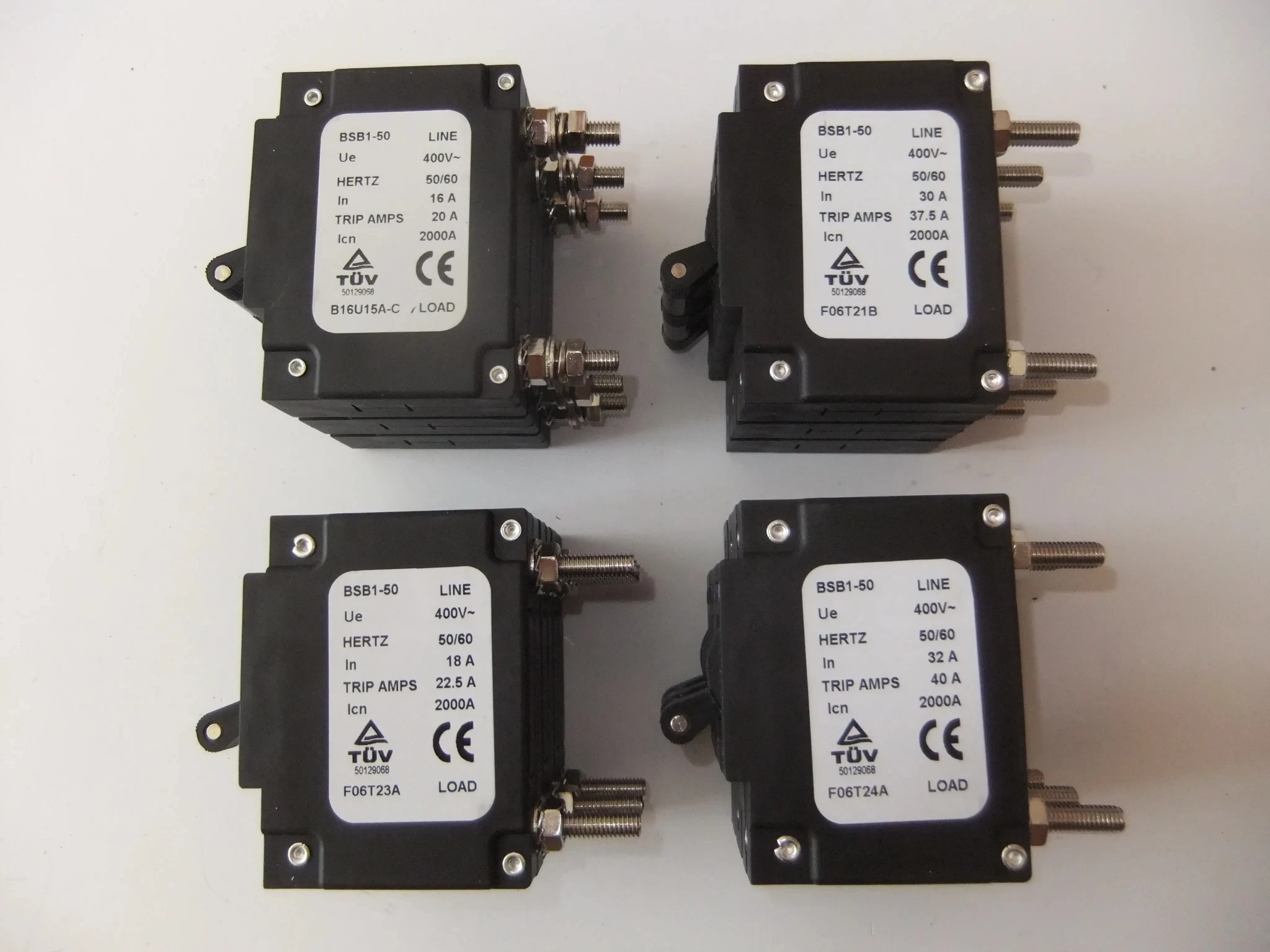 

BSB1-50 CIRCUIT BREAKER 8A 16A 18A 25A 27A 30A 32A 36A 34.2A 45A 50A GENERATOR PARTS