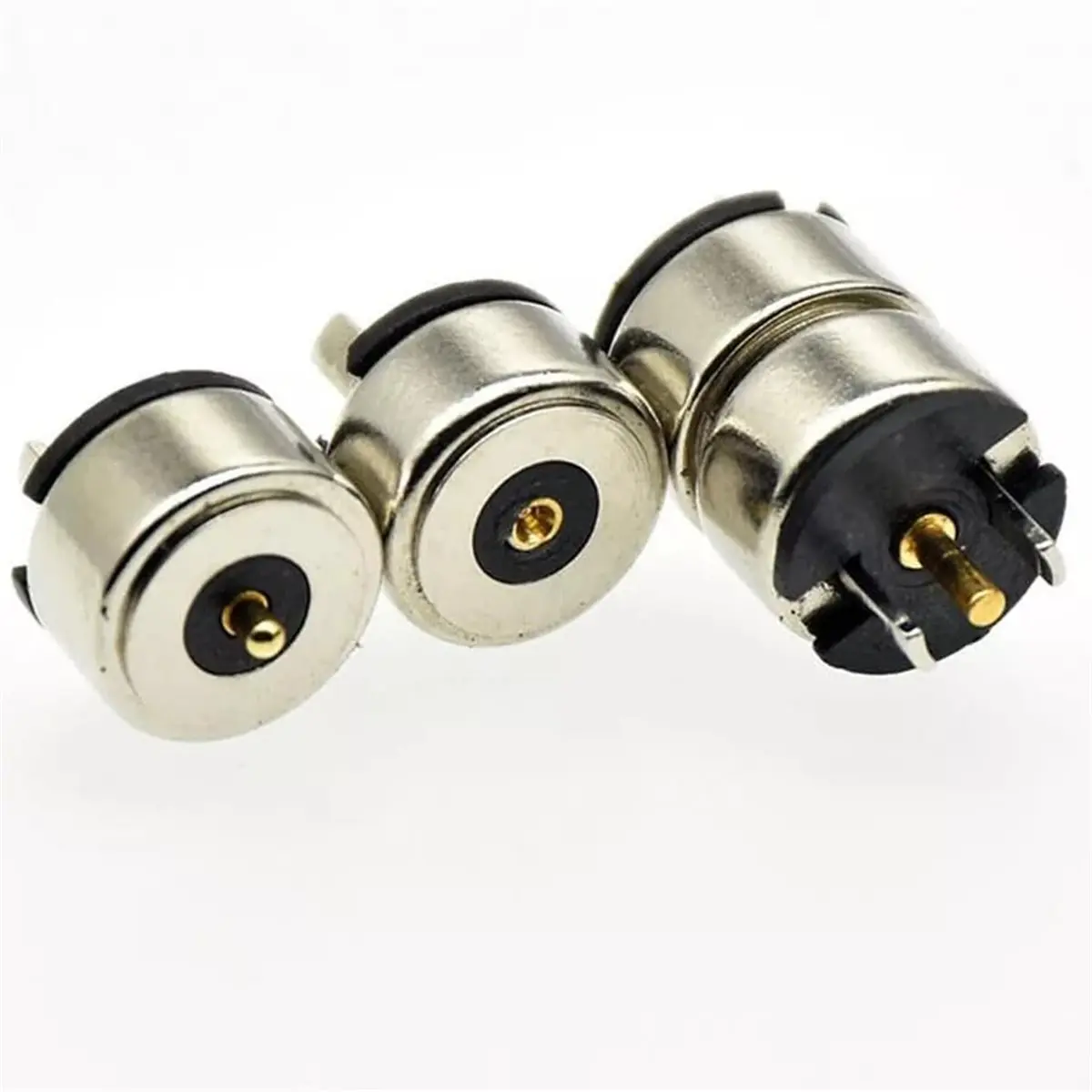 New Electronics 5pair Magnetic Pogo Pin Connector Set, 10 Pcs, 8mm, Male & Female, DC Power Charge Probe for Pogo Pin Connector