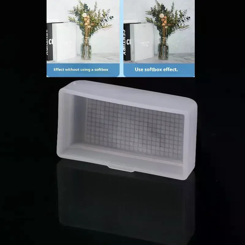 

1Pcs Portable External Machine Ceiling Light Flash Soft Light Box For IT30PRO Camera Flash White DIY Accessories