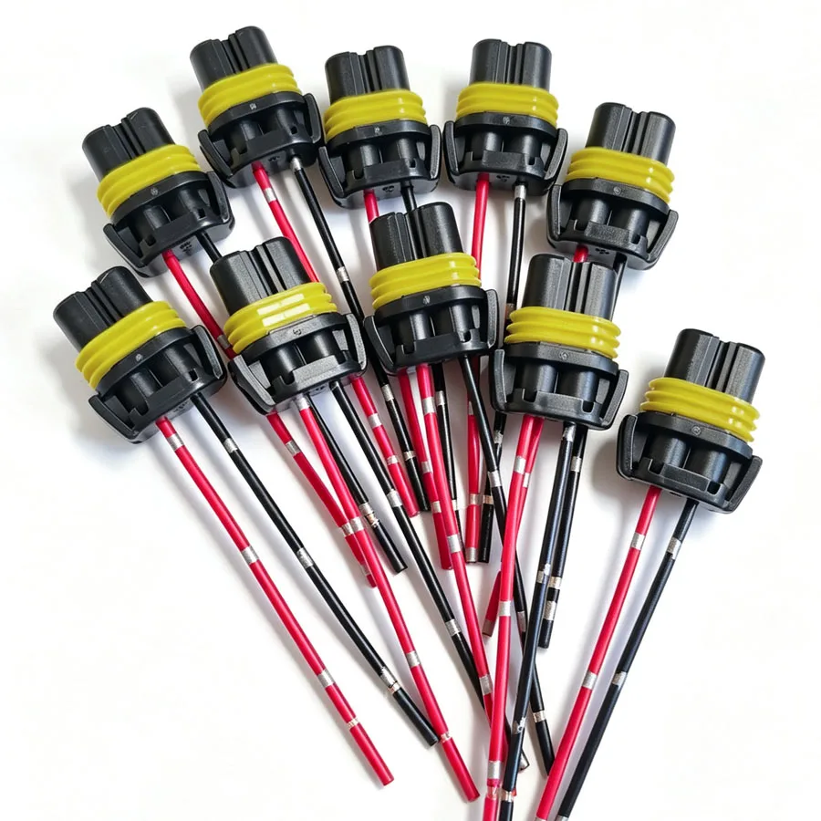 10Pcs High Quality 9005 HB3 9006 HB4 Socket Connector Female Plug Copper Wire Use For Car Headlight/Fog Lights Bulbs