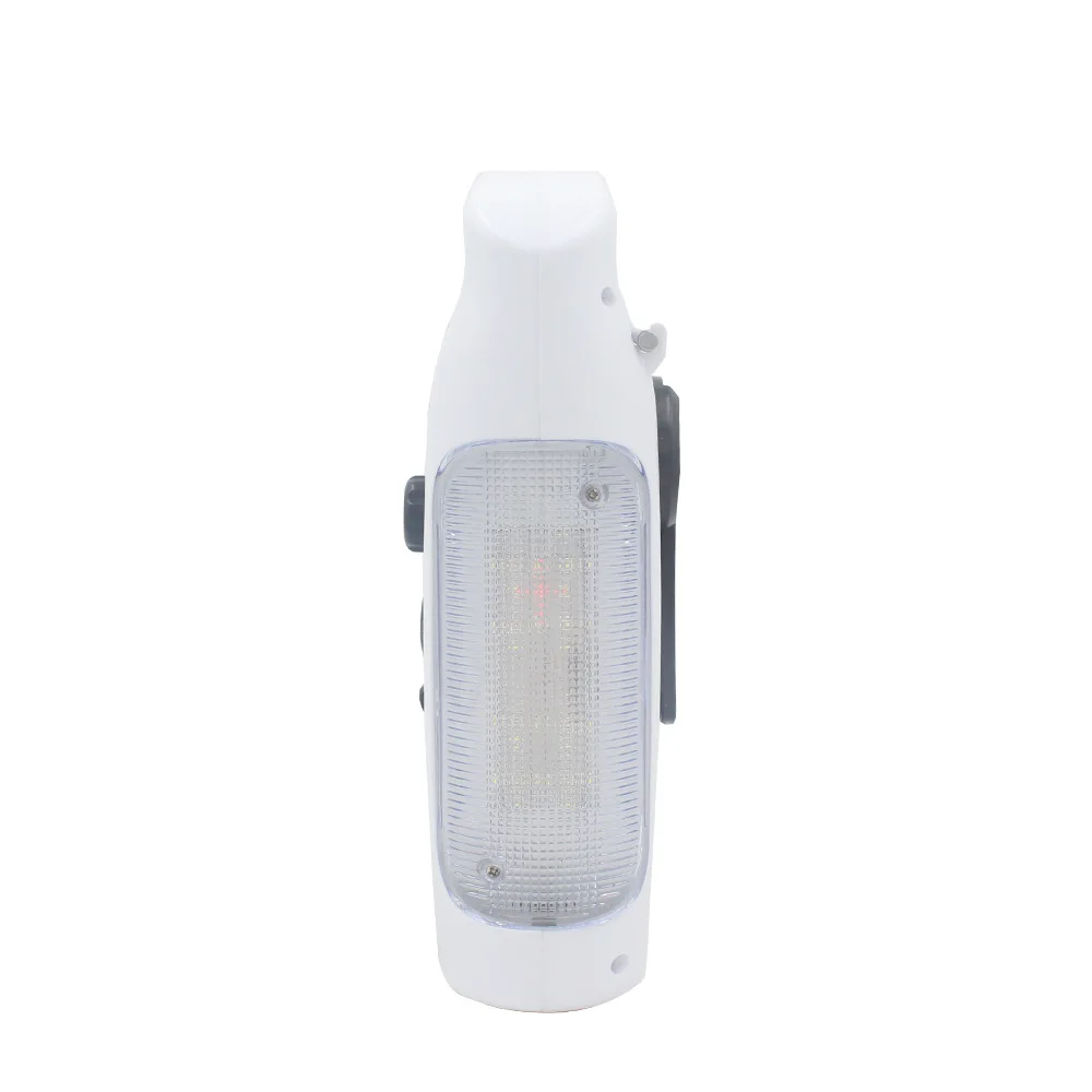 Lampe de poche à main solaire radio D399BT, lumière d'urgence multifonctionnelle, son d'alarme SOS, charge d'urgence