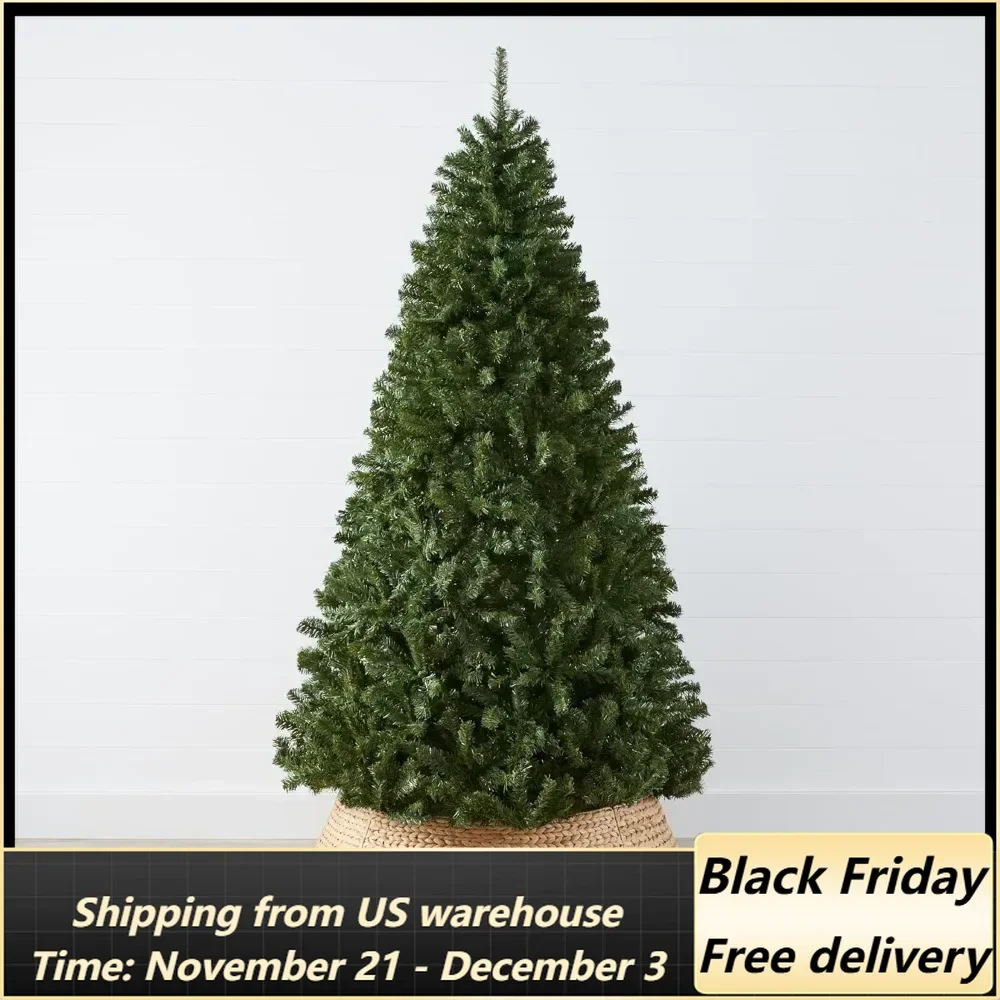 7.5ft Premium Spruce Artificial Holiday Christmas Tree for Home, Office, Party Decoration w/ 1,346 Branch Tips Easy Assembly