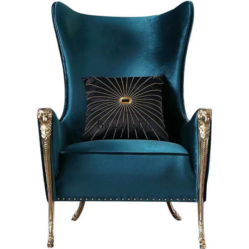 

Light luxury sofa chair Modern minimalist designer Nordic single sofa