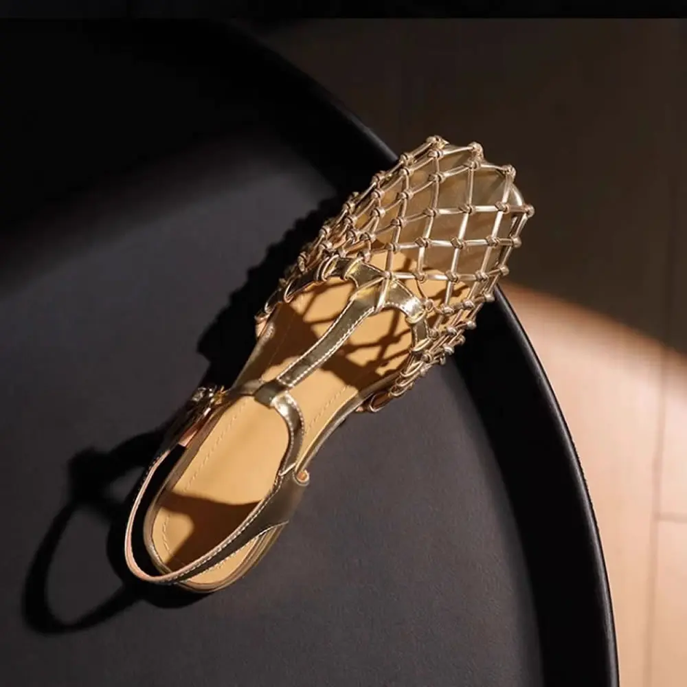 

Women Weave Mesh Sandals Square Toe Low Heels Mules Shoes Open Toe Woman Summer 2025 Trend Dress Chunky Designer Pumps Mujer