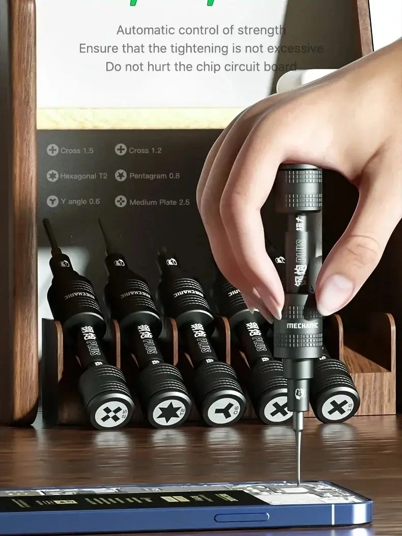 

MECHANIC Mortar Plus Torque Screwdriver High Precision Screwdriver for IPhone/Android Phone Disassembly Limited Torque Tools