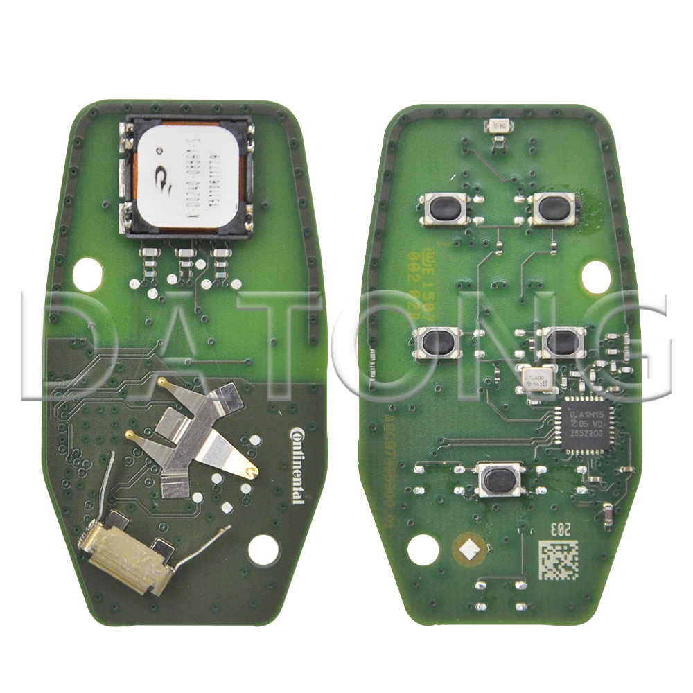Datong world 433ask 4a chip kr5alfa434 original pcb smart card auto fernbedienung schlüssel für alfa romeo giulia stelvio 2017 2018 2019 2020