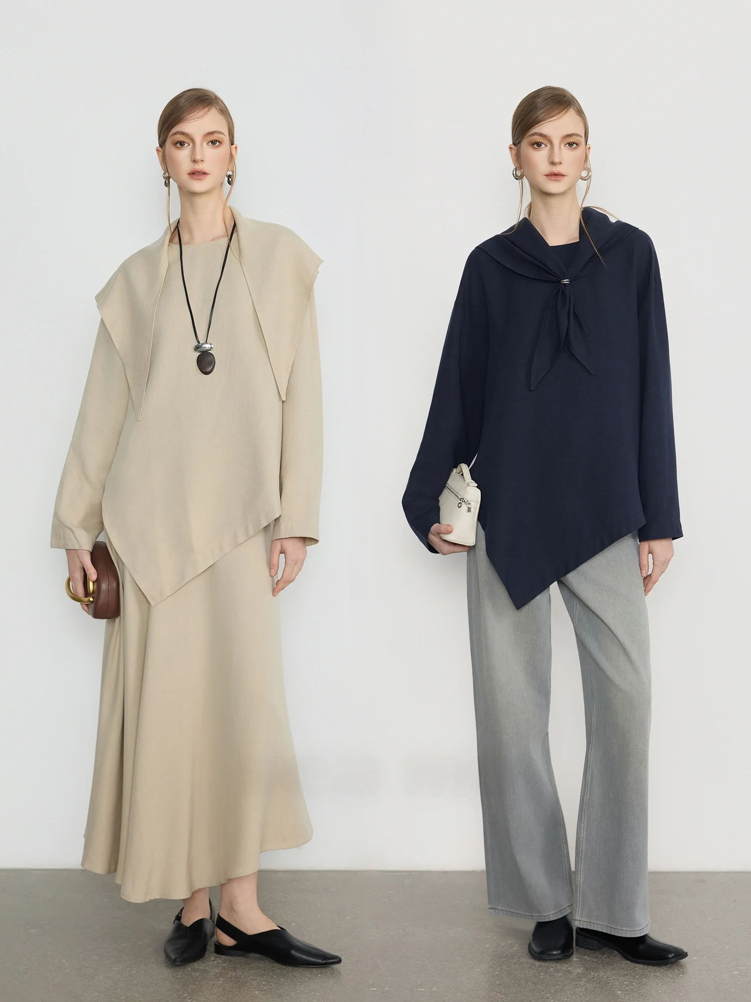 

Se Linen Blend off oulder irt And f Skirt Two Piece Set Women's Casual Sle Spring Collection Soft Comfortable