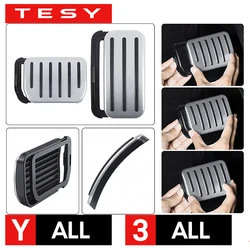 TESY For Tesla All Model YL Y Juniper Launch Model 3 Highland Accelerator Brake Pedal Anti Slip Foot Rest Cover