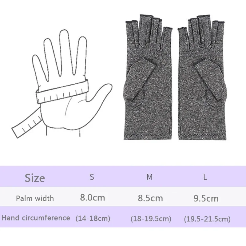 Guantes térmicos táctiles de compresión para artritis - imagen 5