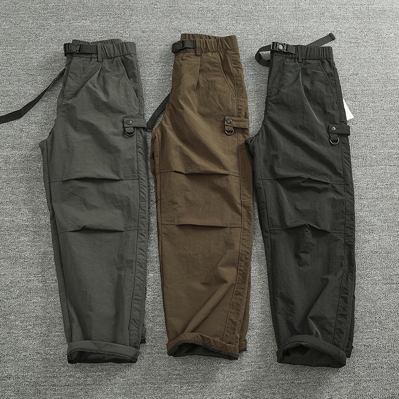 

Брюки мужские сетчатые с внутренней сеткой, водонепроницаемые штурмовые штаны для скалолазания, модные функциональные свободные уличные спортивные штаны