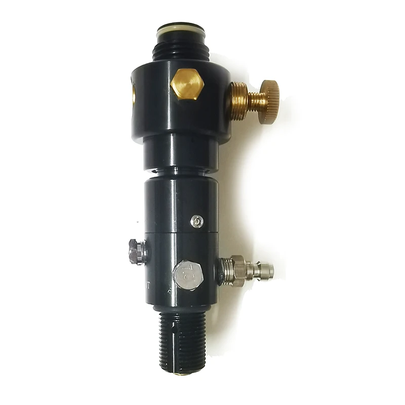 Tank Cylinder Regulator Bottle Valve Adjustable Compressed Air Output Pressure 0-200psi Diving Mountain Climbing