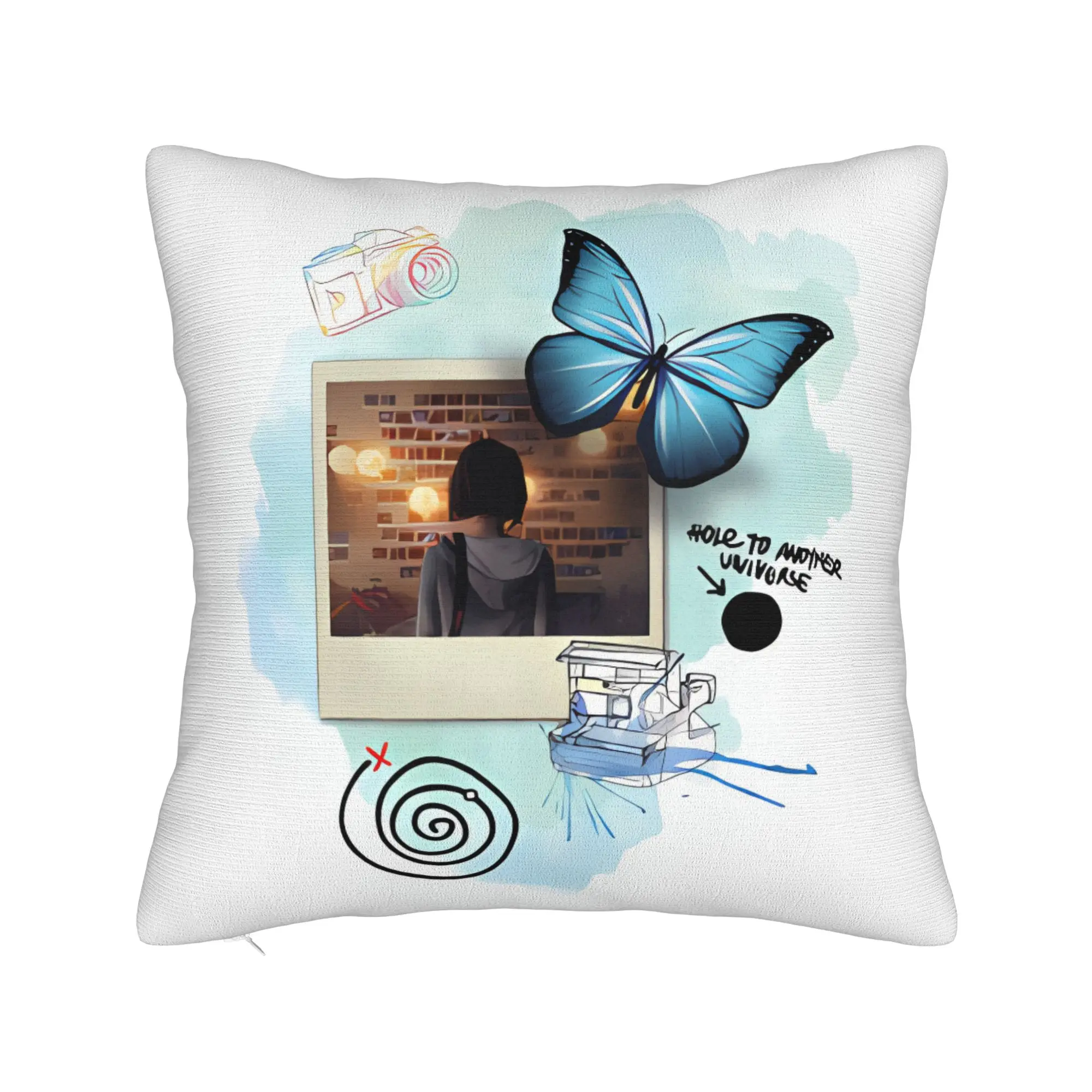Life is Strange Composition Pillow Case  Soft Pillow Cover Funny Cushion Cover For Sofa Couch Bed Living Room
