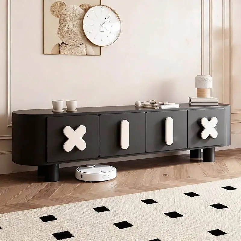 Beige Decoration Tv Cabinet Stand Sitting Room Unique White Tv Cabinet Luxury Nordic Designer Fernseherschrank Furniture Home