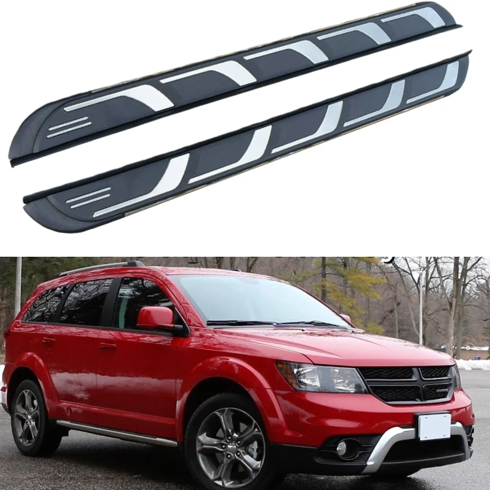 

Running Board Fits for Dodge Journey JCUV 2013-2019 Side Steps Aluminum 2PCS Car Protector