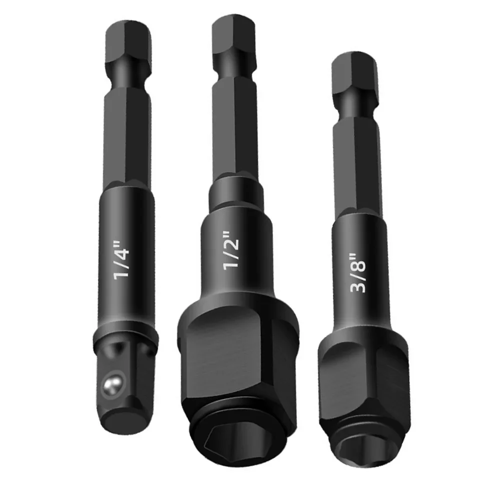 

Magnetic 2 in 1 Socket Adapter for Impact Drivers Chrome Vanadium Steel Construction for Long Lasting Performance