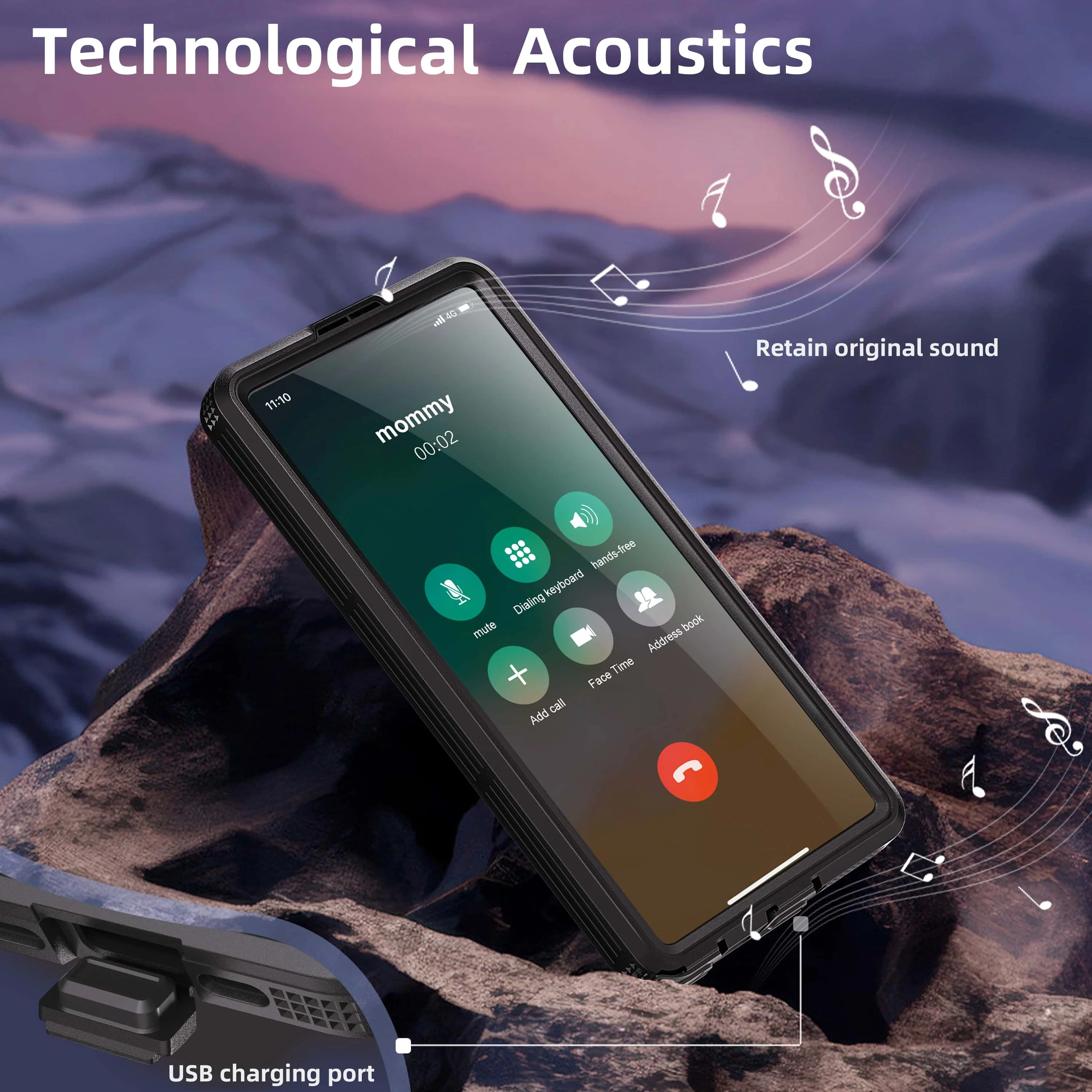 IP68 Wasserdichte Handyhülle mit Magnetischem Lanyard für Samsung Galaxy S25 Ultra S24 (Hinweis: S23 hat keine magnetische Funktion) – Detail 6