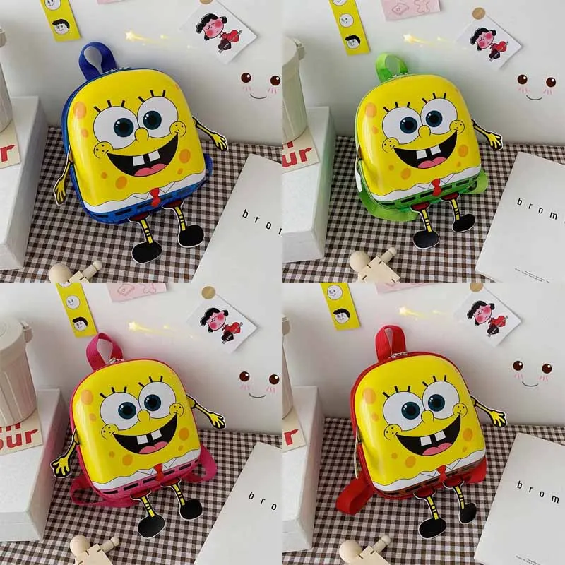 

Рюкзак Губка Боб: Милый мультяшный школьный ранец для девочек и мальчиков, аниме-рюкзак в стиле кавай, модный рюкзак для начальной школы, подарок