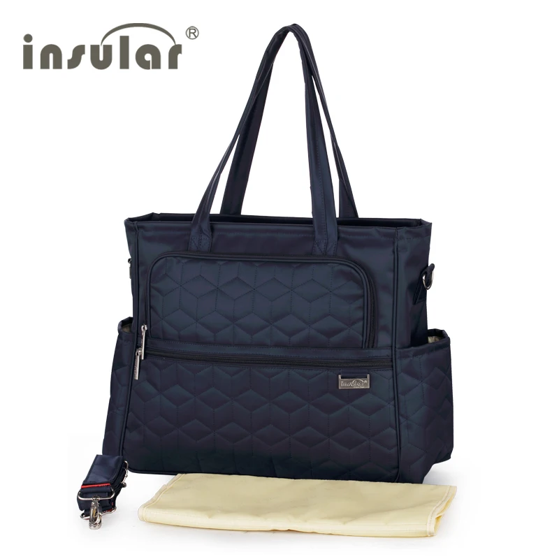 Brand INSULAR New Arrival Baby Diaper Bags 100% Nylon Diaper Nappy Bags Fashion Mommy Stroller Bag Multifunctional Changing Bags