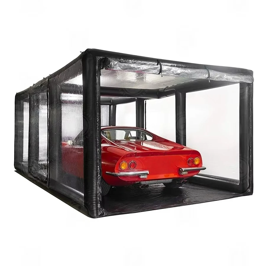 Air Inflatable Heated Hail Proof Protection Car Cover Tent Air Inflatable Car Shelter Storage Bubble