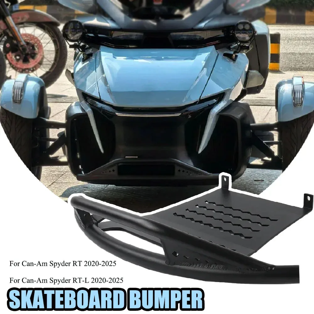 

For Can-Am Spyder RT2020-2025 New StylePerformance Tubular Front Bumper with Skid Plate For Can-Am SpyderRT-L2020-2025Motorcycle