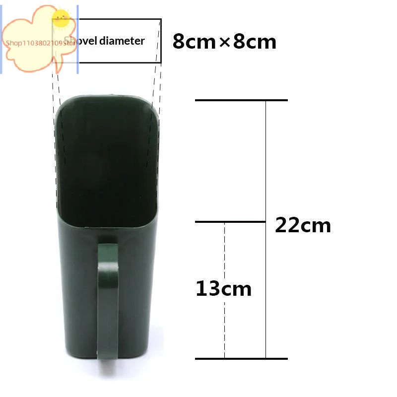【HT】【HT】1Pcs Plant Soil Scoop Mesh Sieve Filter Shovels Garden Plastic Shovel Bucket Potted Gardening Hand Tools Garden Scoop