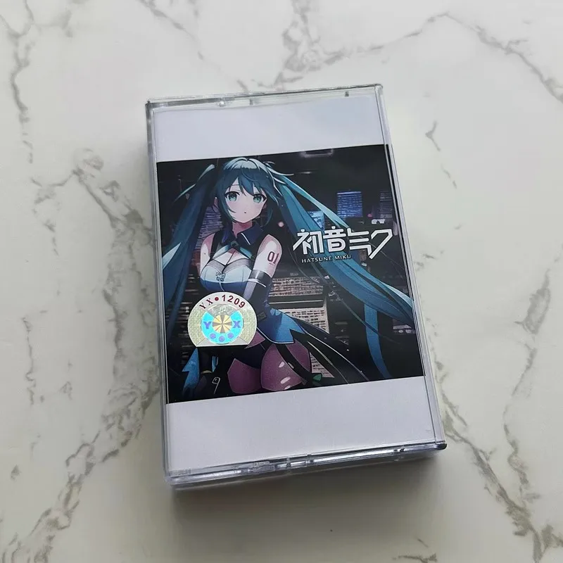 Anime Two-dimensional Hatsune Miku Music Tapes Miku Cosplay Cartoon Tape Soundtracks Box Car Walkman Cassettes Prop Collection