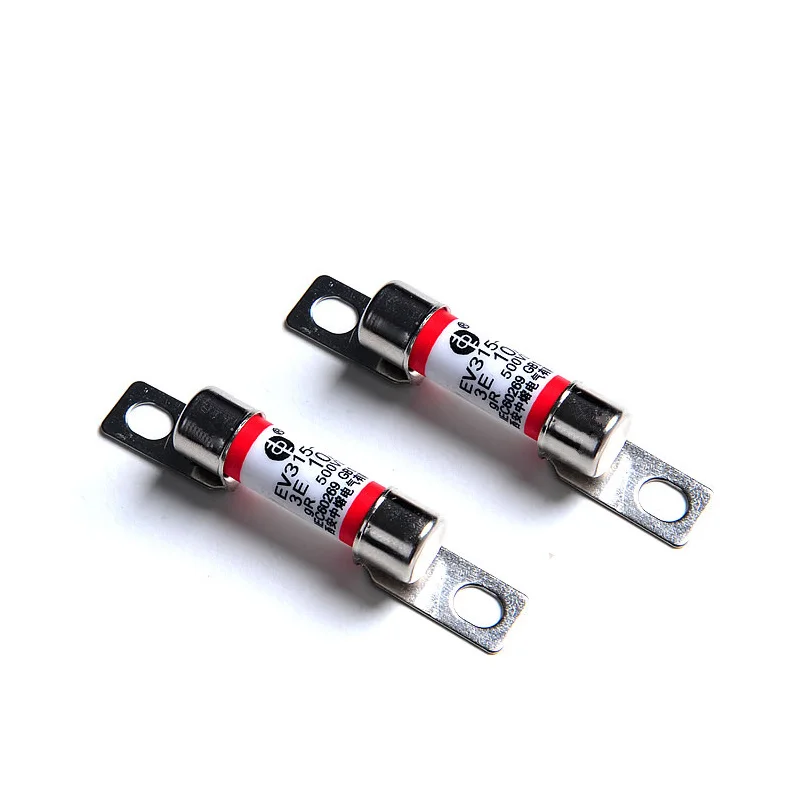 New energy automobile fuse EV315-L-3E 10A 15A 20A 30A 40A 50A DC 500V High temperature resistant Automotive Fuse Tube