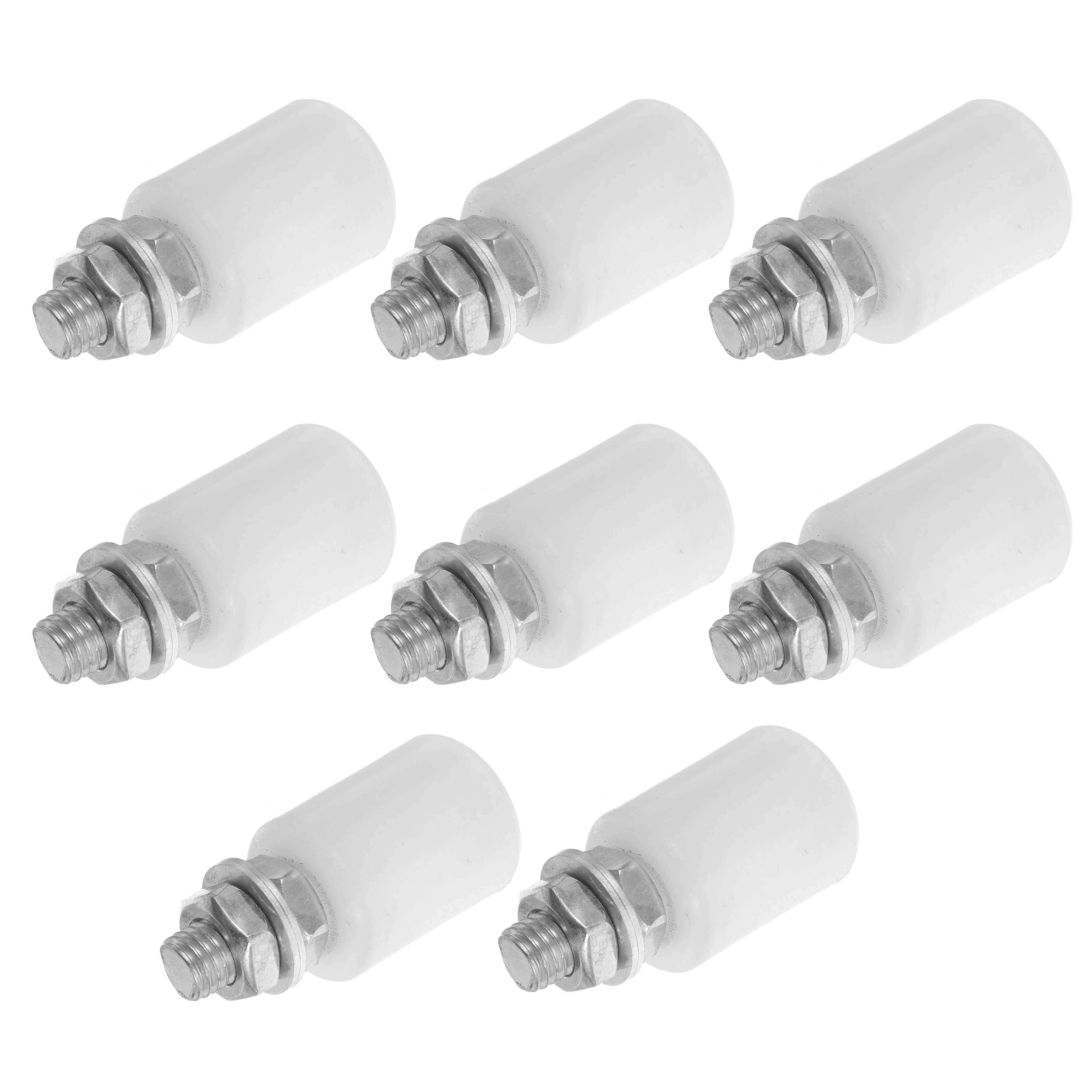 

8Pcs Sliding Door Guide Roller Heavy Duty Nylon 30x40mm Smooth Quiet Operation for Wardrobes Pocket Doors Bathroom Sliding Door